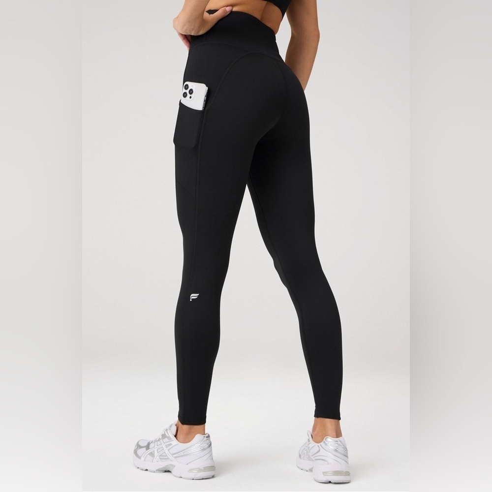 Fabletics Cold Weather High-Waisted Pocket Legging Sz Small Tall - Picture 3 of 8